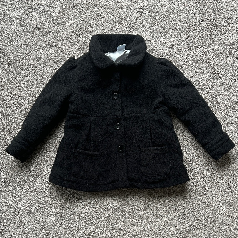 Healthtex Black Pea Coat for Kids